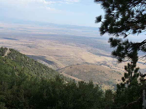 Tehachapi Valley Site of Bison Peak Pumped Storage Project